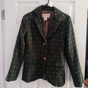 Anthropologie Madchen Green Blazer